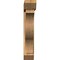Ekena Millwork Funston Slat Rough Sawn Bracket w/ Offset Brace, Western Red Cedar, 8"W x 40"D x 44"H BKT0806X40X44FST06RWR - alternate 2